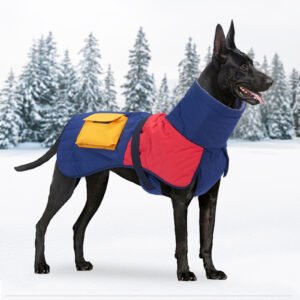 Winter dog coat padded windproof jacket - Padded winter coat for dogs (photo 1)