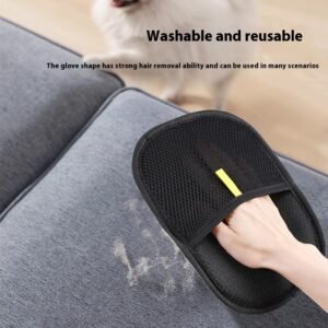Deshedding glove pet hair remover mitt - Deshedding grooming mitt for dogs and cats (photo 1)
