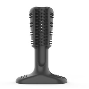 Dog toothbrush soft 3-sided silicone brush - Soft silicone three-sided toothbrush for dogs and cats (photo 1)