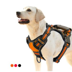 No-pull dog harness — breathable reflective control vest for small to large dogs